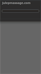 Mobile Screenshot of julepmassage.com