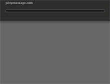 Tablet Screenshot of julepmassage.com